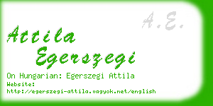 attila egerszegi business card